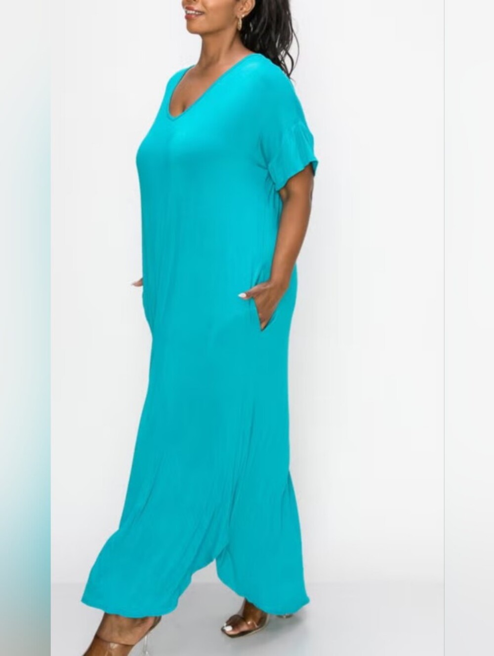 Dear Scarlett A-line T-shirt Maxi Dress - Picture 5 of 8